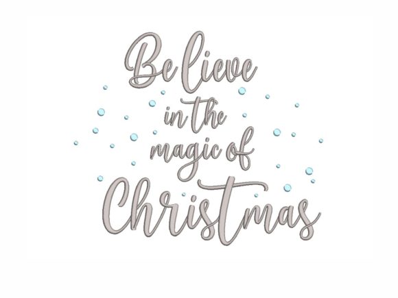 Believe in the Magic of Christmas Embroidery Review