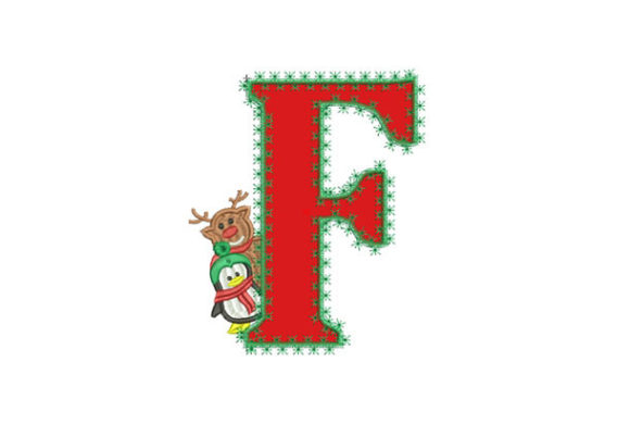Christmas Letter F Embroidery Review