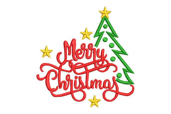 Christmas Lettering Merry Christmas Embroidery Review