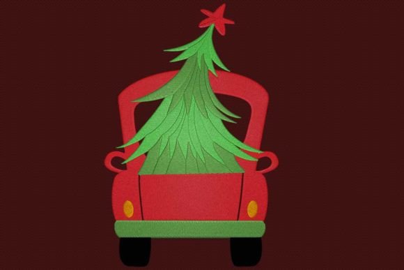 Christmas Truck Back Embroidery Review