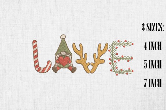 Love Christmas Gnome Embroidery Review