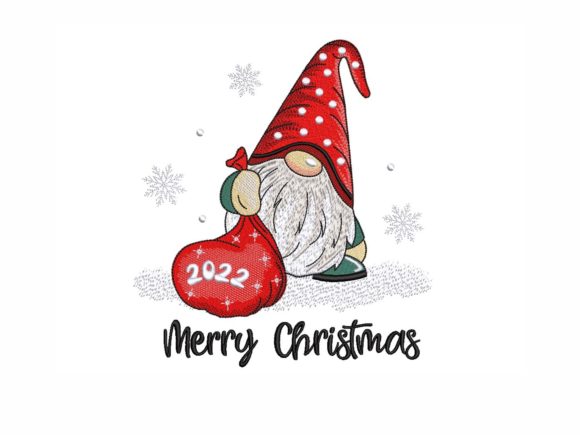 Merry Christmas Gnome Embroidery Review