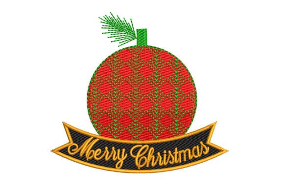 Merry Christmas Xmas Bomb Embroidery Design Review