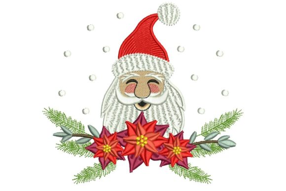 Santa Christmas Wreath Embroidery Review