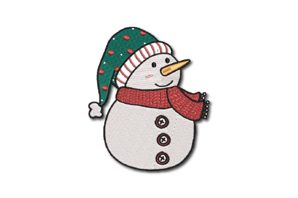 Snowman with Christmas Hat Embroidery Design Review