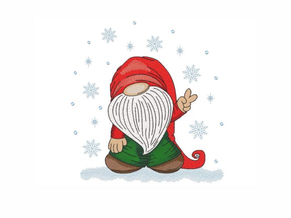 Winter Gnome Embroidery Review